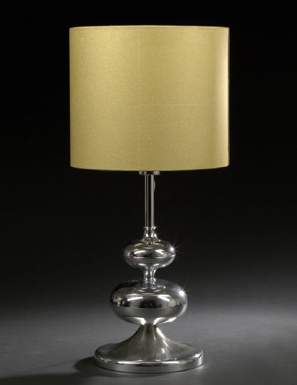 Post Modern Chrome Table Lamp  2c301
