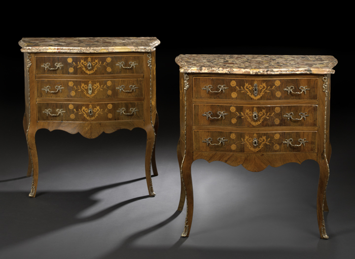 Pair of Portuguese Louis XV-Style Walnut