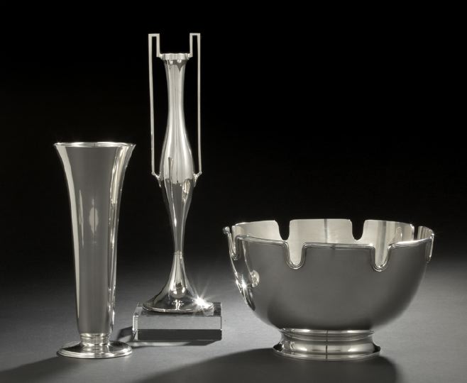 Tiffany & Co. Sterling Silver Vase,