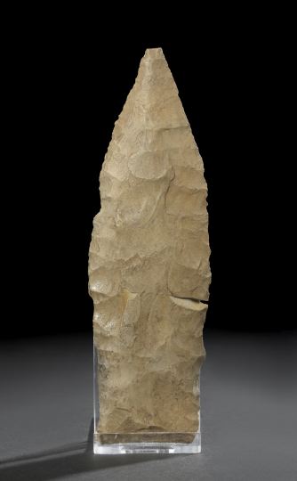 Large Native American Chipped Stone