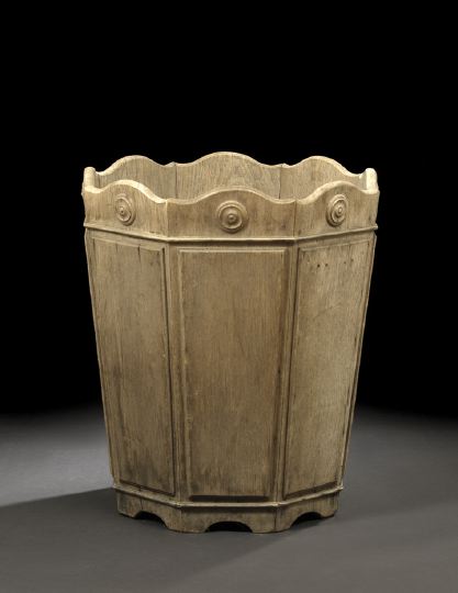 English Oak Planter,  early 20th century,