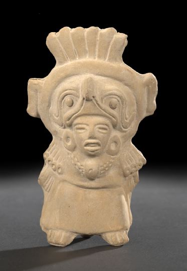 Maya Molded Whistle,  ca. 700-900 A.D.,