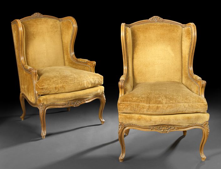 Pair of Louis XV Style Fruitwood 2c016