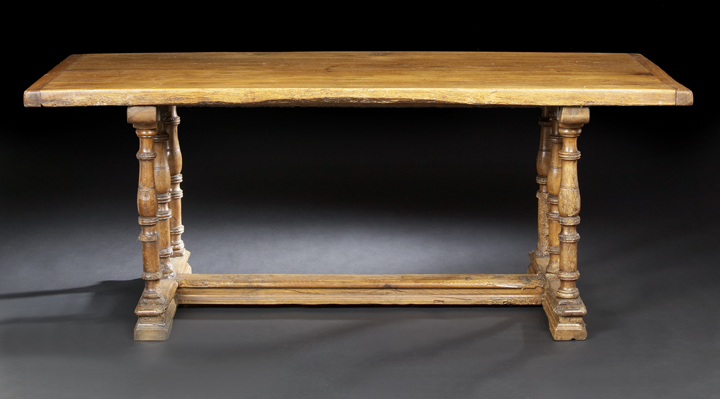 Provincial Oak Refectory Table,