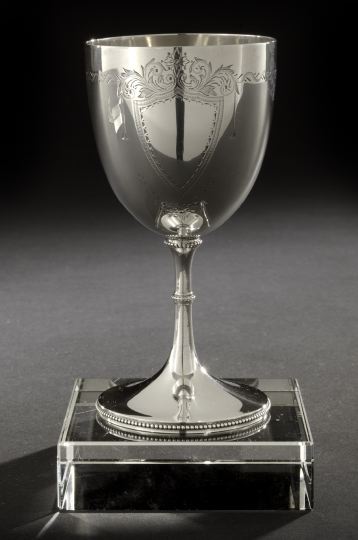 Victorian Sterling Silver Goblet,  hallmarked
