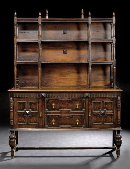 English Oak Dresser,  late 19th