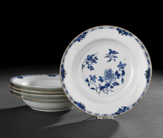 Group of Five Chinese Export Porcelain