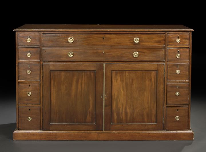 George III Mahogany Butler's Cabinet,