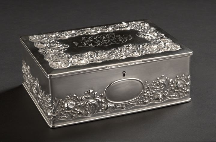 Gorham Sterling Silver Jewel Casket  2c4da