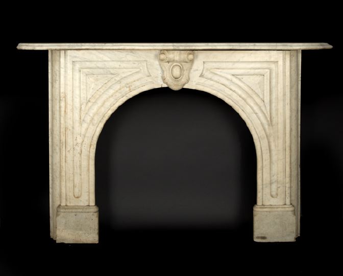 Carrara Marble Fireplace Surround,