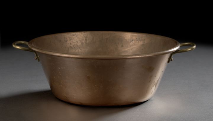 French Brass-Handled Copper Cooking