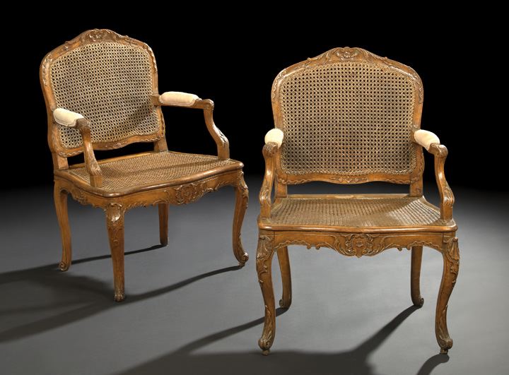 Pair of Louis XV Provincial Fruitwood 2c5aa