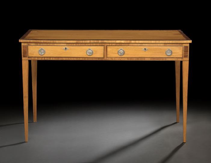 George III Style Satinwood Side 2c5d4