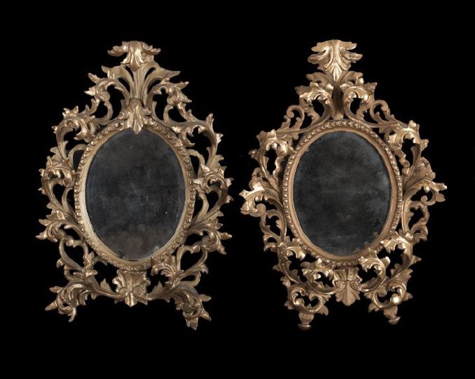 Near Pair of Florentine Carved 2c608