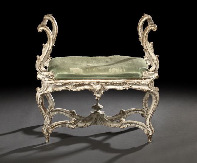 Italian Rococo Polychromed and