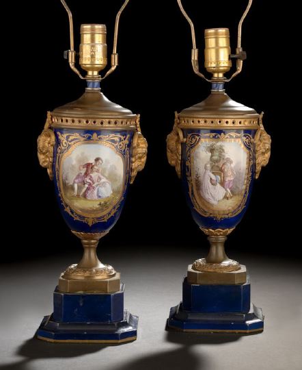 Pair of French Gilt Brass Mounted 2c617