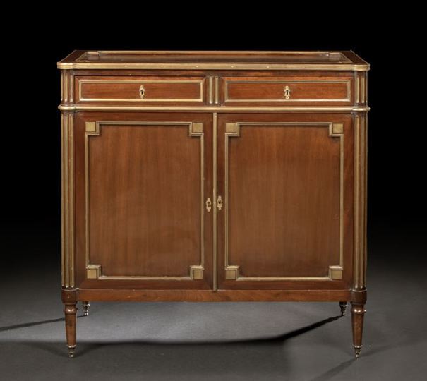 Louis XVI-Style Mahogany Cabinet,