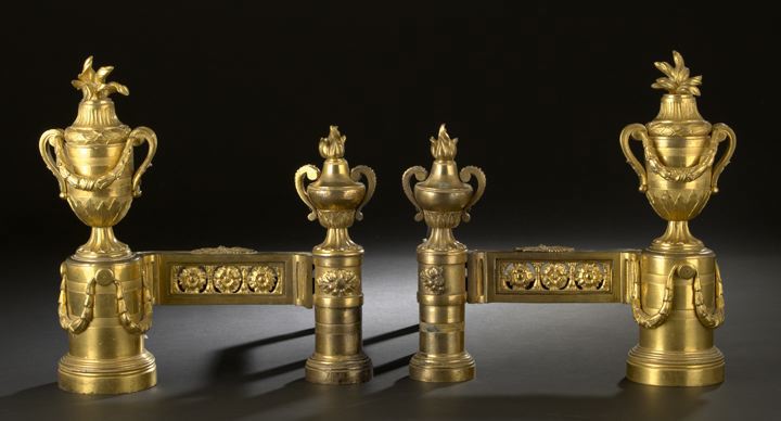 Opulent Pair of French Gilt-Bronze