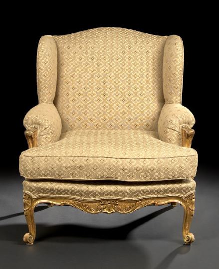 Louis XV Style Giltwood Bergere 2c689