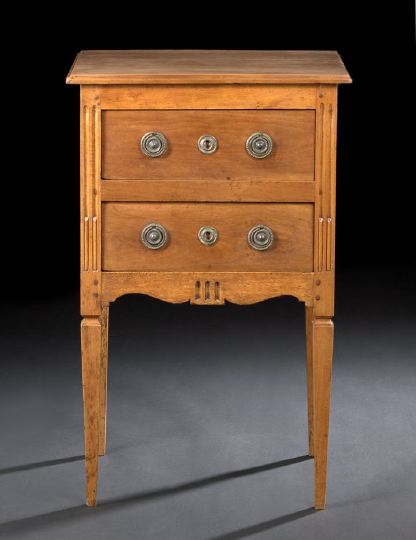 Provincial Louis XVI-Style Fruitwood