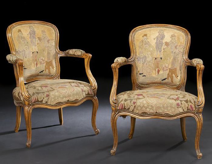 Pair of Louis XV Style Fruitwood 2c6ad