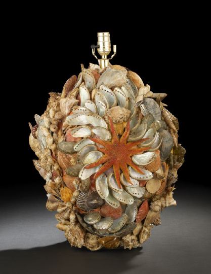 Large Italian Seashell Encrusted 2c6d1