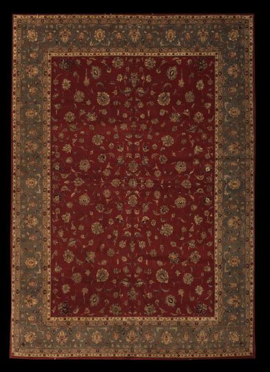 Fine Kashan Carpet,  9' x 12' 5".