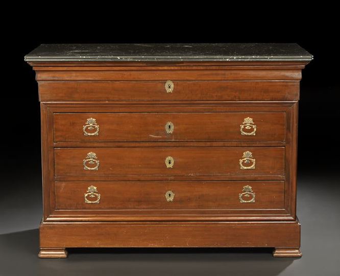 Charles X Mahogany and Marble Top 2c6e4