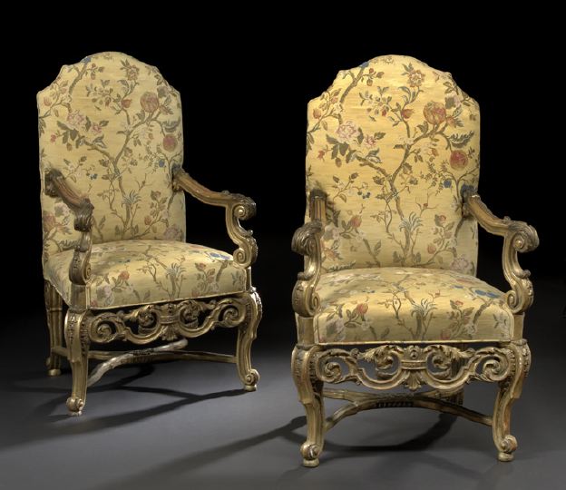 Good Pair of Italian Giltwood Fauteuils  2c320