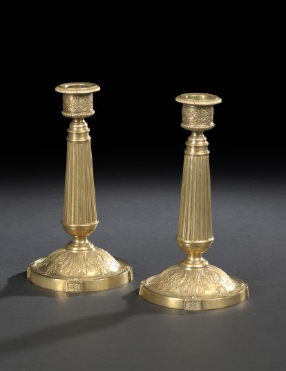 Pair of Louis Philippe Gilt Brass 2c333