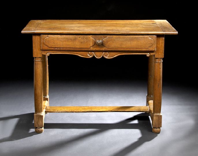 Provincial Oak Writing Table, 