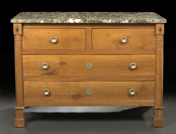 Empire Style Fruitwood and Marble Top 2c357