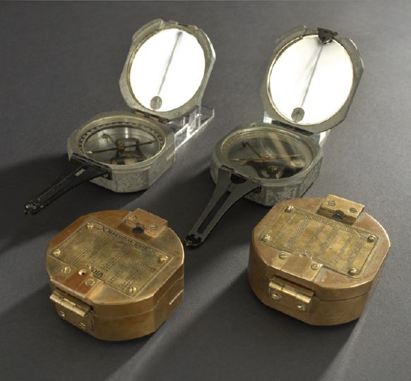 Group of Four Vintage Surveyors Prismatic