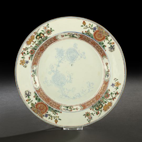 Chinese Export Porcelain Dish,  18th