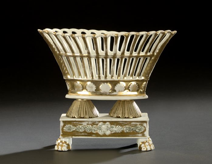Unusual Brass-Mounted Paris Porcelain