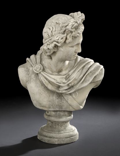 Italian Cast Stone Bust of the 2c411