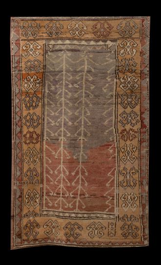 Antique Turkish Oushak Carpet,