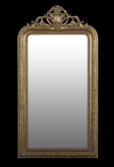 Napoleon III Giltwood Looking Glass,