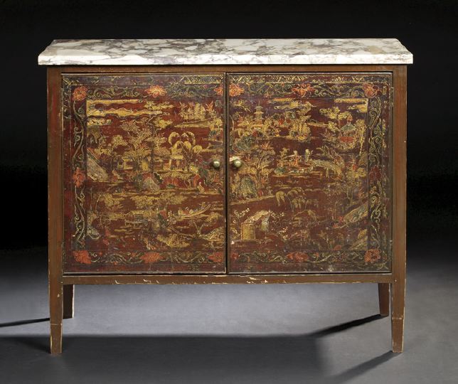 French Chinoiserie Faux Bois and 2c43f