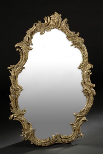 Louis XV Giltwood Looking Glass,