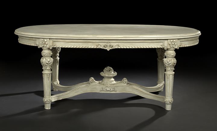 Louis XVI-Style Polychromed Dining