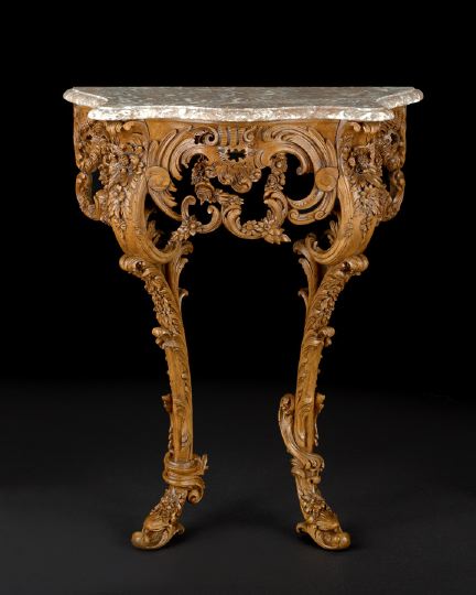 Good Louis XV-Style Carved Beechwood