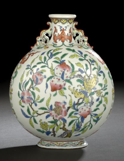 Chinese Export Porcelain Moon Flask  2c8b5