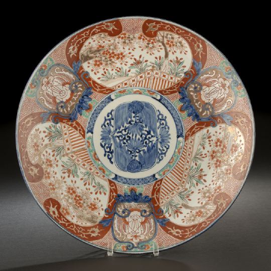 Good Japanese Imari Porcelain Charger  2c8d4