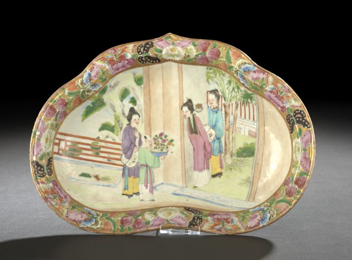 Chinese Export Porcelain Shaped 2c8e2