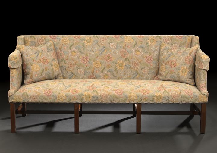 George III-Style Mahogany Sofa,