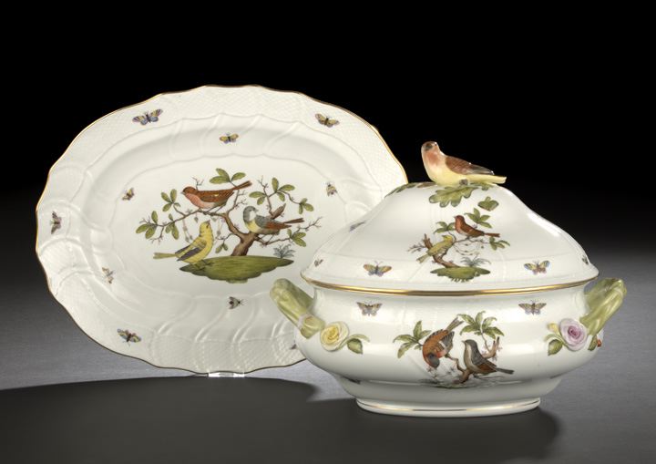 Fine Herend Porcelain Covered Soup Tureen