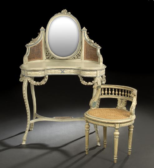 Louis XV Style Polychromed Vanity 2c96e