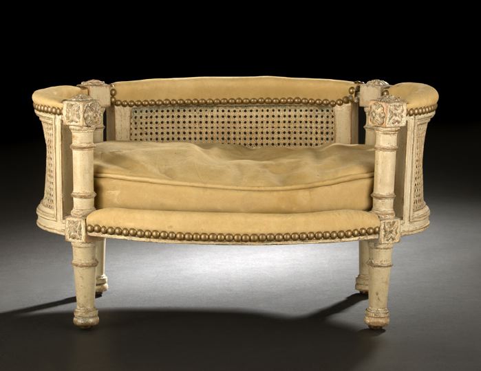 Napoleon III-Style Beechwood and Cane