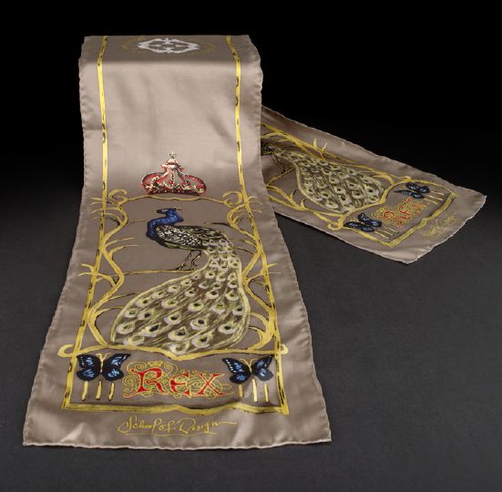 Krewe of Rex Silk Scarf,  ca. 2004,